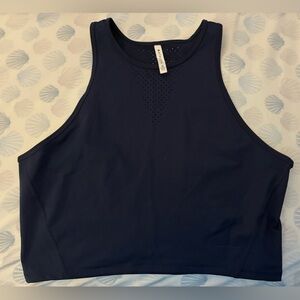 Athleta Dark Blue Perforated Tank